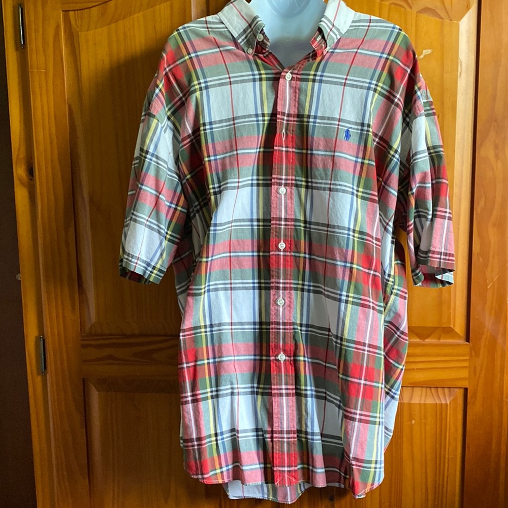 Mens Ralph Lauren short sleeve button down